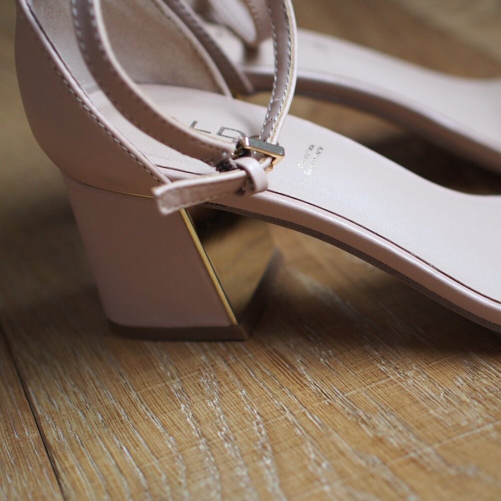 Aldo | Leather Kedeaviel Block Heeled Sandal - Picture 7 of 8